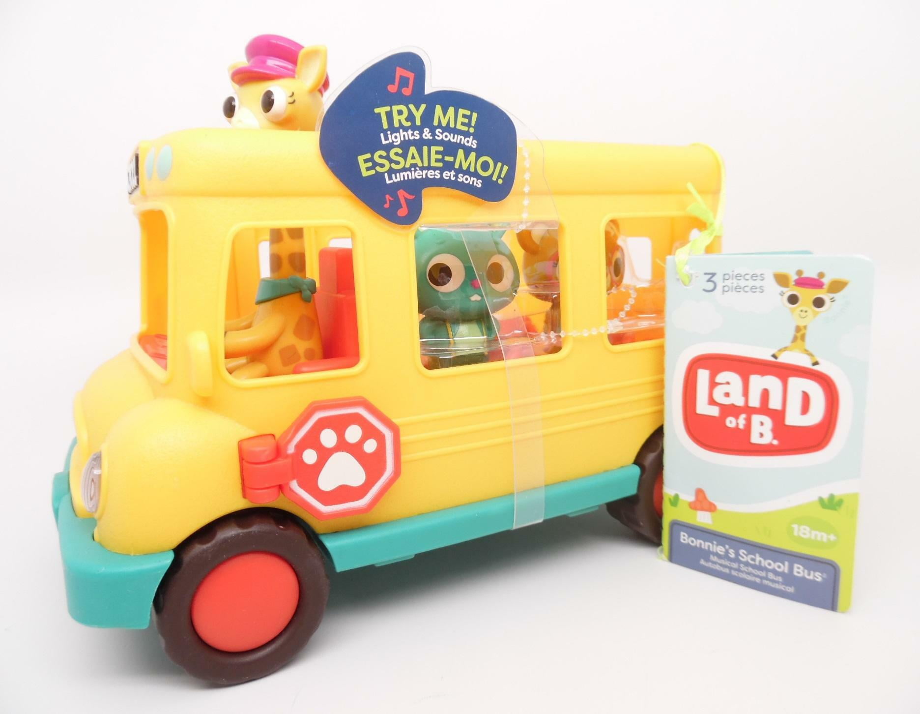 Land of B. Musical Toy Bus Bonnie s School Bus for Ages 18m