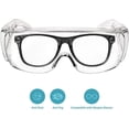 thumbnail image 2 of Safety Goggles Over Glasses (Pack of 3) Medical Goggles eye protection Goggles Shooting Glasses Splash proof Chemical Splash Impact Resistant Enclosed Anti-Scratch Anti-Fog Anti-Dust Anti-UV, 2 of 7