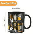 thumbnail image 3 of Toolbox Coffee Mug-11 Oz Funny Ceramic Cup With Tool Box Design Creativity Auto Mechanical Set Tea Mug Car Pattern Cup for Men Dad Husband Handyman Mechanic, 3 of 9