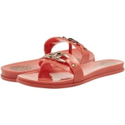 Vince Camuto Womens Evolet Jelly Thong Flip-Flop 5 Cove Coral