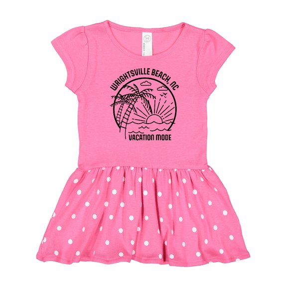 Inktastic Summer Vacation Mode Wrightsville North Carolina Gift Baby Girl Dress