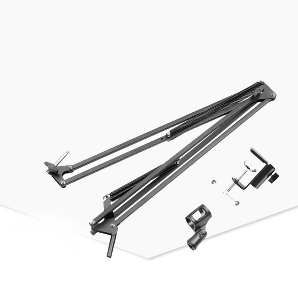 Boom Arm Stand Heavy Duty 360° Adjustable Metal Mic Stand Desktop Bracket