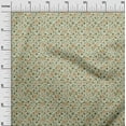 thumbnail image 2 of oneOone Cotton Poplin Light Grayish Green Fabric Circle Geometric Sewing Material Print Fabric By The Yard 42 Inch Wide, 2 of 4