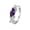 Purple, variant on Bradem Rings Clearance! Ladies Fashion Rings Inlaid Zircon Personalized Fashion Combinations Crystal Horse Eye Diamond Rings, Hot Pink, 9 Lady Ring Clearance Sale, 1Pc Ring
