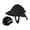 Black, variant on Hfnggwee Hat-Shaped Bicycle Helmet - Safety Certified Sun Hat Bike Helmet 58-60cm for Women & Men - Unisex Stylish Cycling Helmet for School & Commuting CJA513-192