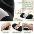 thumbnail image 5 of Memory Foam Lumbar Support Pillow, Ergonomic Lower Back Cushion for Back, 5 of 7