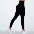 thumbnail image 4 of Women Thick High Waist Yoga Pants Non See-through 4 Way Stretch Workout Running Leggings, 4 of 5