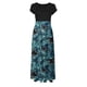thumbnail image 4 of Vestido largo colorido con estampado de Halloween para mujer, vestidos estampados de manga corta, vestido playero informal Maxi Pompotops  ghjkhdj13827, 4 of 6