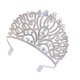 thumbnail image 2 of KAKOWELY 1 corona de boda con cristales y diamantes de imitación, tocado de novia brillante, tocado de corona, 2 of 5