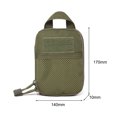 thumbnail image 2 of Riñonera de nailon para la cintura, ligera, EDC, para caza, para exteriores, verde militar JShteea Para Estrenar, 2 of 8