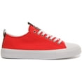 thumbnail image 2 of Guess Ederla Women's Low Top Lace Up Cotton Fabric Casual Sneakers In Red Size 10, 2 of 6