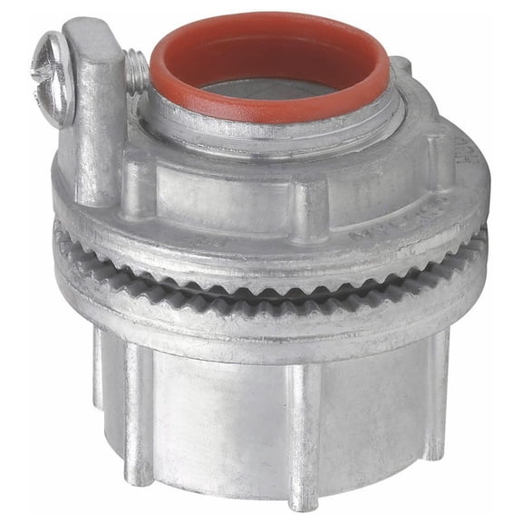 Myers Hubs STG-1, 1/2"", Insulated Throat, Grounding Screw, Conduit Hub, 1 pc
