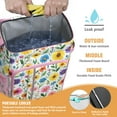 thumbnail image 2 of Travel Cooler Bag - Floral Pattern Camping Beer Cooler Backpack with Bottle Opener- Waterproof Insulated Picnic Backpacks - Cooler Bag for Beach, 2 of 6