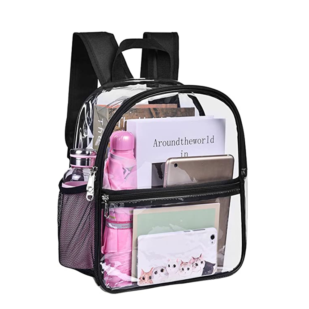 Minico Stadium Approved Clear Mini Backpack, Small Transparent Clear ...