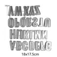 thumbnail image 4 of JZROCKER Alphabet Letter Metal Cutting Dies Stencil Scrapbooking DIY Album Stamp Paper, 4 of 9