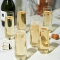 thumbnail image 6 of True Stemless Champagne Flutes for Birthday, Wedding Gifts, 9oz Set of 8, 6 of 9