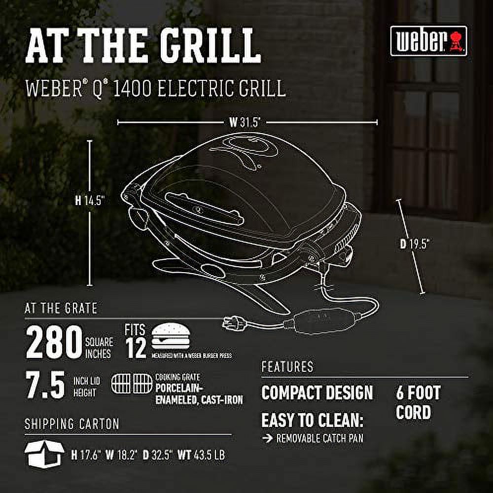 Weber 55020001 Q 2400 Electric Grill - image 2 of 14