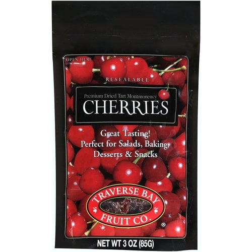 Traverse Bay Fruit Co. Premium Dried Tart Montmorency Cherries (3 oz