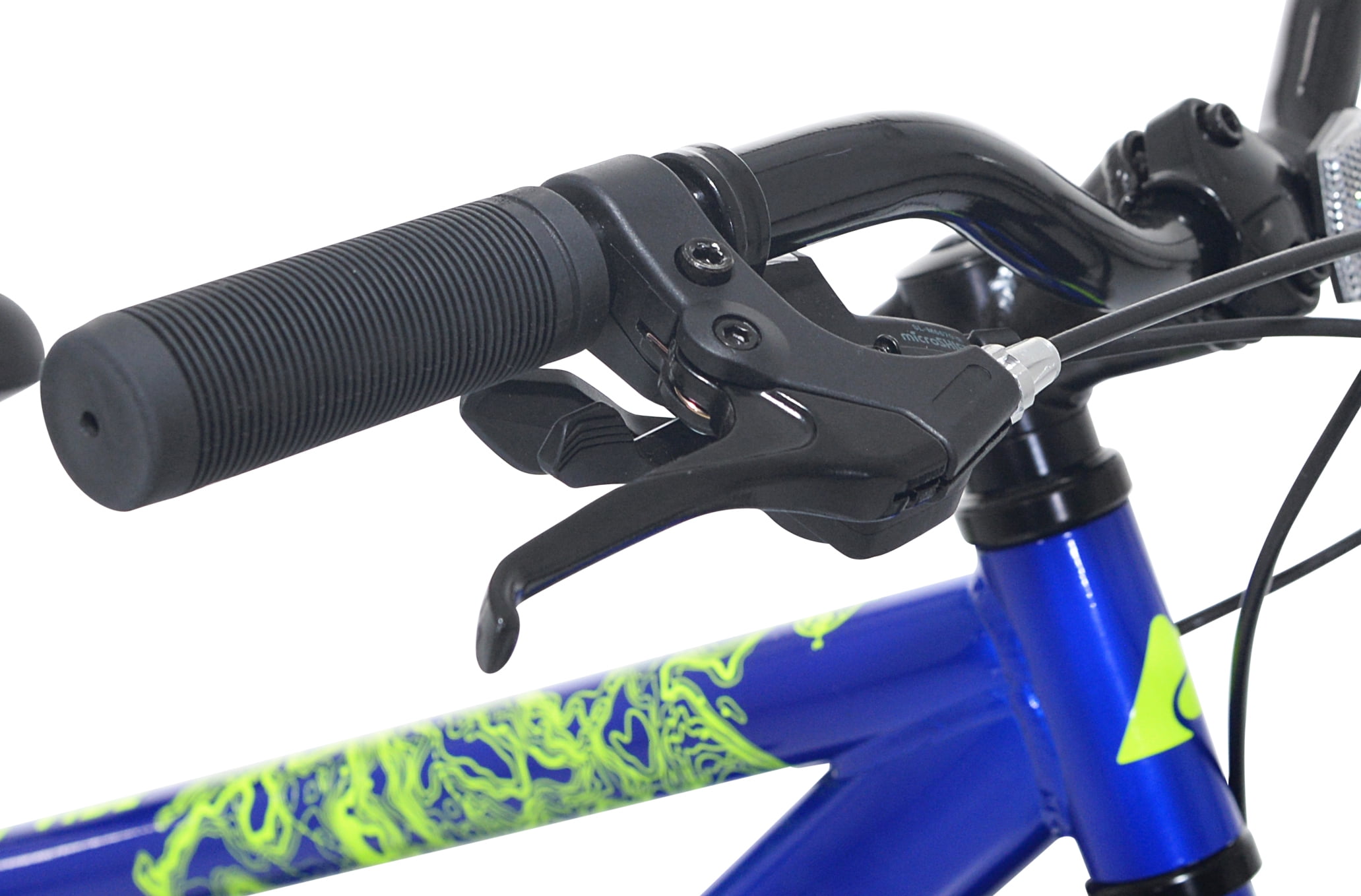 20" Ozark Trail Mountain Bicycle, 7 Speed, Fits Riders 3'11"-4'4", Child, Unisex, Blue