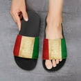 thumbnail image 6 of GZHJMY Stylish Slides for Women Men, Italian Flag Soft Flexible Slip-on Sandals Slippers, 6 of 7