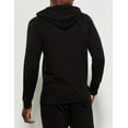 thumbnail image 2 of Velvet by Graham & Spencer Men’s Little Havana Hoodie with Pocket and Ribbing (Black, S), 2 of 3