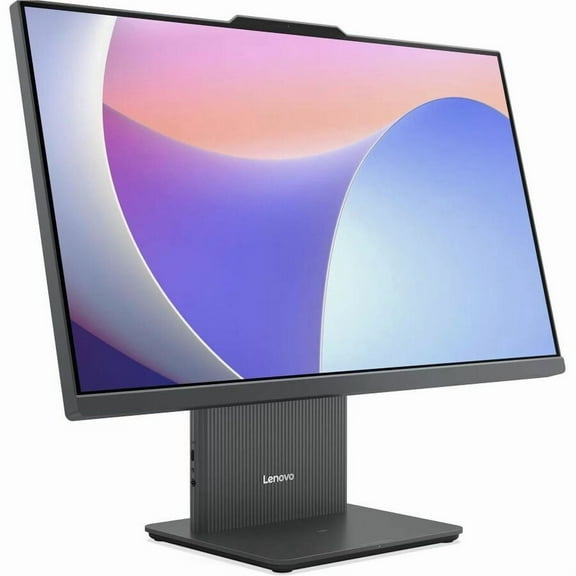 Lenovo IdeaCentre 24ARR9 F0HR0090US All-in-One Computer, AMD Ryzen 5 7535HS, 16 GB, 512 GB PCI Express NVMe 4.0 x4 SSD, 23.8" Full HD, Desktop, Luna Gray