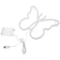 unbranded Large Butterfly Neon Sign LED Neon Lamp Decorative Neon Light Bedroom Neon Light