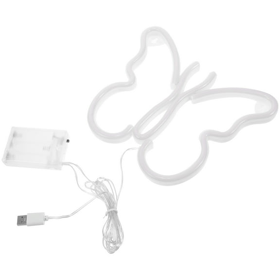 unbranded Large Butterfly Neon Sign LED Neon Lamp Decorative Neon Light Bedroom Neon Light