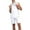 White, variant on Dellytop Mens Solid Color Pockets Bib Overalls Romper Shorts Pink L