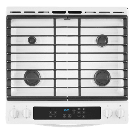 Whirlpool - 5.0 Cu. Ft. Gas Range with Frozen Bake™ Technology - White