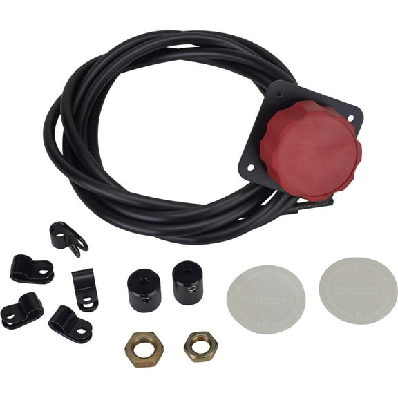 Tilton 72-509 Standard Remote Brake Bias Adjuster, Red