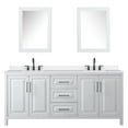thumbnail image 5 of Wyndham Collection Wcv252580d-Qtz-Us3med Daria 80" Free Standing Double Basin Vanity Set -, 5 of 7