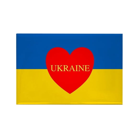 CafePress - National Flag Of Ukraine High Quality Magnets - Rectangle Magnet, 2"x3" Refrigerator Magnet