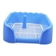 thumbnail image 2 of Bandeja para ir al baño para perros: mantiene las patas y el suelo limpios y es fácil de limpiar. Entrenamiento de mascotas. L azul, 2 of 7