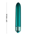 thumbnail image 3 of Rocks Off Touch Of Velvet Bullet Vibrator, Peacock Petals, 3 of 3