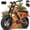 Orange, variant on ESKUTE V100 Electric Bike for Teens Adults, 750W Peak 1500W 28 Mph 48V 18 Ah,16"x4.0" Fat Tire E Bicycle, 7-Speed E-Bike with Dual Suspension, UL2849