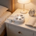 thumbnail image 7 of Home Decor Round Power Strip With USB Charging Ports & Night Light – Surge Protector Power Extension With Design Ideal 6.3", 7 of 7