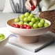 thumbnail image 3 of Round Fruit Basket with Drain for Kitchen Counter or Table Centerpiece Container, 3 of 3
