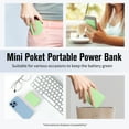 thumbnail image 6 of SIXTHGU Mini Power Bank,Portable Charger 5000mAh External Battery Pack Dual Output Port,for iPhone,Samsung Galaxy(Green), 6 of 7
