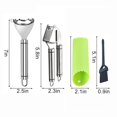 thumbnail image 2 of Stainless Steel Garlic Press  Corn Cob Stripper Tool Mincer  Crusher & Peeler & Brush Set Kitchen Tool Set, 2 of 7