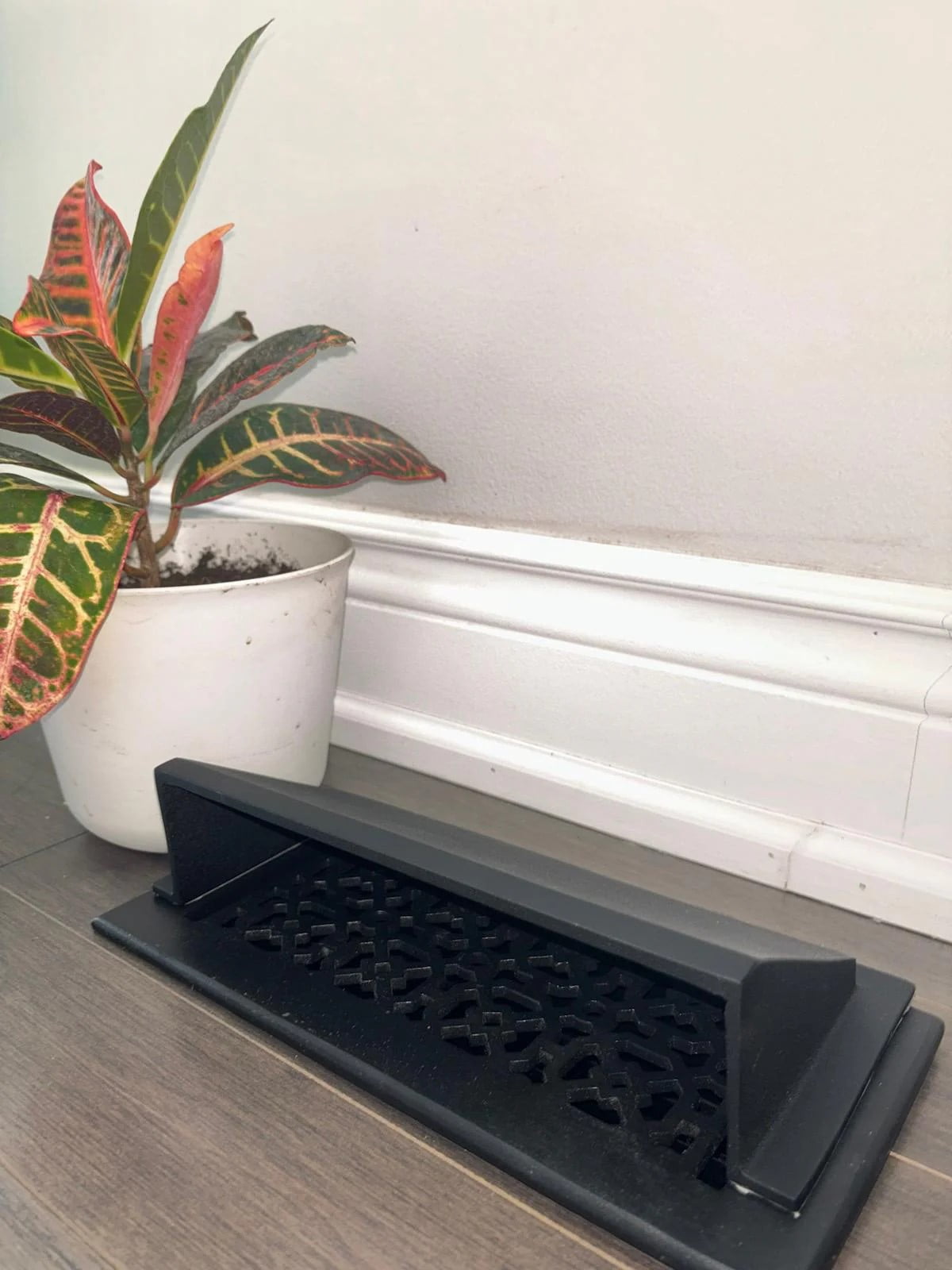 Solid Metal Deflector 4"x14" Unbreakable Cast Aluminum | Air & Heat Diverter