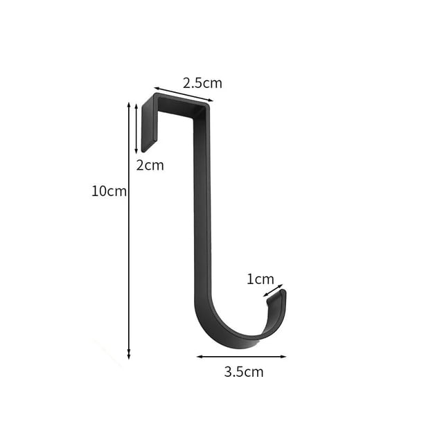 Colgador de corona de Metal de ley para el hogar, soporte de puerta de pared para cocina, gancho para colgar abrigos, ganchos para fiesta de Navidad, decoración del hogar, 1 unidad