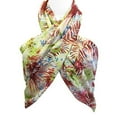 thumbnail image 5 of Wrapables® Retro Lightweight Infinity Scarf, Savanna Lime, 5 of 7