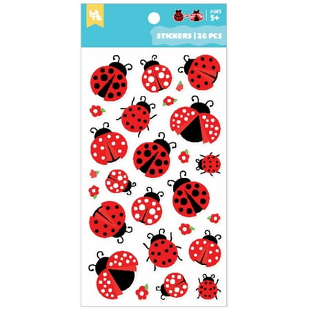 Little Yellow Bicycle® Stickers Sheet - Ladybugs