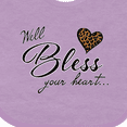 thumbnail image 4 of Inktastic Well Bless Your Heart with Leopard Print Boys or Girls Baby Bib, 4 of 4