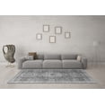 thumbnail image 3 of Ahgly Company Indoor Square Abstract Gray Modern Area Rugs, 7' Square, 3 of 4