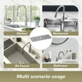 Tingzi 2025 New Faucet Mat for Kitchen Sink, Kitchen Sink Silicone