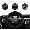 thumbnail image 4 of Car Steering Wheel Cover, 15 Inch Anti-Slip Steering Wheel Cover Protector with 3D Honeycomb Design, Universal Steering Wheel Covers for Truck SUV, Car Accessories (Black,Round Shape), 4 of 11