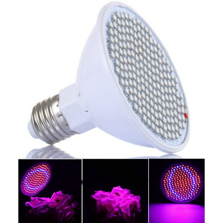 LED Grow Lights Bulb , 20W E27/E26 LED Grow Light Plant lights Bulb Greenhouse Plant lights Seedling Light 166 Red 34 Blue for Garden Greenhouse and Hydroponic