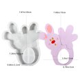 thumbnail image 3 of Silica Gel Pull Radish Rabbit Easter Rabbit Silica Gel Casting Rabbit Silica Gel Casting Silicone Rabbit Candle, 3 of 5